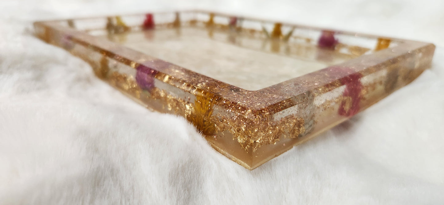Jewelry/decor resin tray
